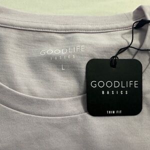 GOODLIFE MEN'S BASICS T-SHIRT- TRIM FIT- SIZE L
